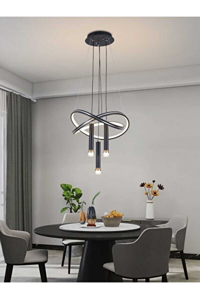 best power مصباح معلق عصري، مزود بإضاءة LED سوداء