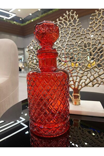 Selim Laura Dekoratif Şişe Kırmızı 231KRZ14CM