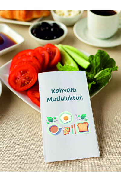 Baskı Adresi Matbaa & Promosyon Kahvaltı Mutluluktur Yazılı Baskılı Servis Pe...