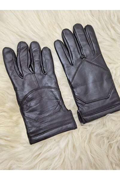 hoaryage Unisex Genuine Zik Lamb Leather Gloves