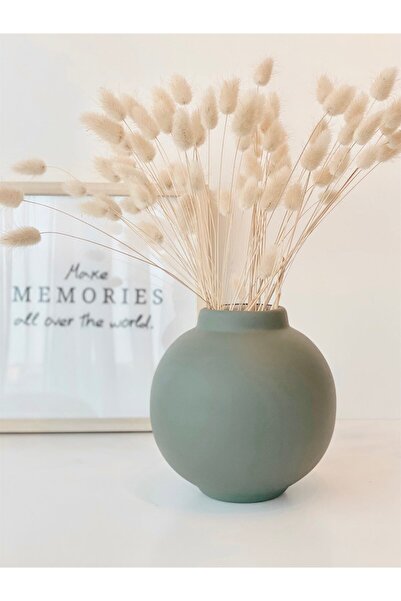 Hestia Home Küre Seramik Vazo Küf Yeşili