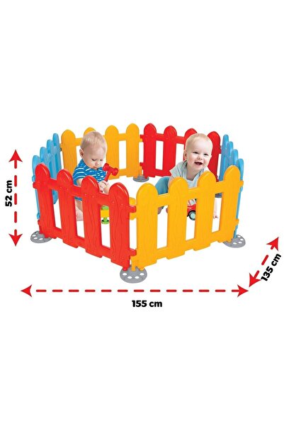 Muhcu Home Children's Colorful 6-Piece - Playground Park Fence Set