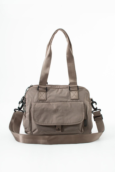 Sanmorris Water Resistant Hand and Shoulder Bag with Parachute Fabric Removab...