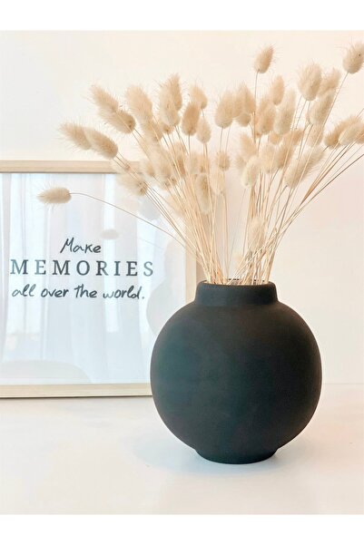 Hestia Home Küre Seramik Vazo Siyah