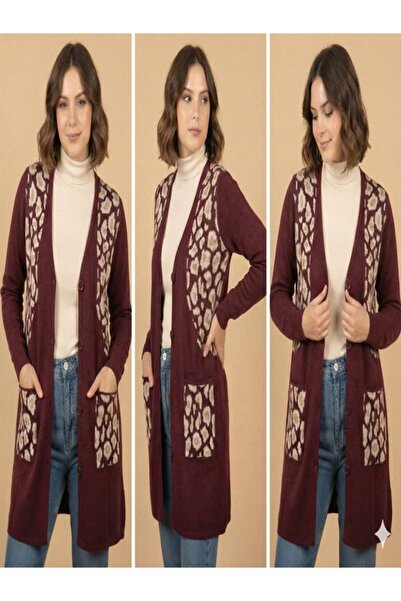 onno style women Silvery Leopard Print Classic Buttoned Jacket