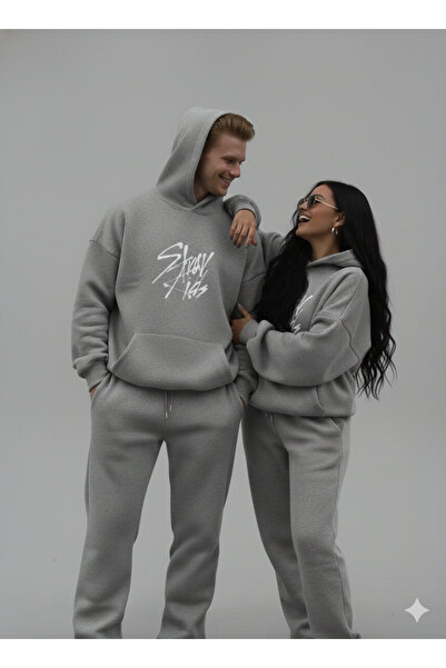 WOODROFFE Dear Lover Combination Design Printed Tracksuit Set (2 Sets 4 Piece...