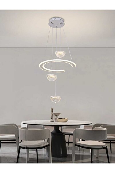 best power Modern LED Chandelier 9815 | 60W Power With 3 LED lighting Modes |...