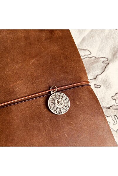 Pinkar Studio Ay & Güneş Defter Charm – Seyahat, Eskiz ve Not Defterleri İçin