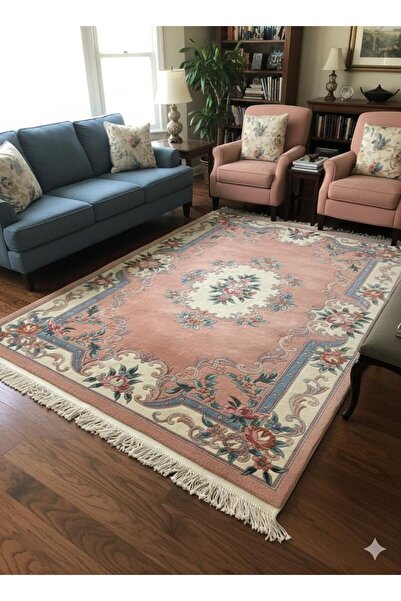 RD RAMAZAN DAĞ EL HALI SANATI El Dokuma Kabartmalı Çin Halısı Birinci Sınıf K...