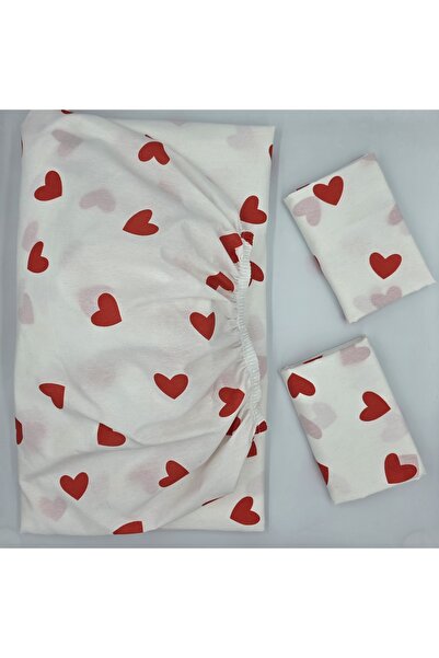 pınarhome collectıon Fabric Fitted Sheet for Pad Beds + Pillow Case with Cove...