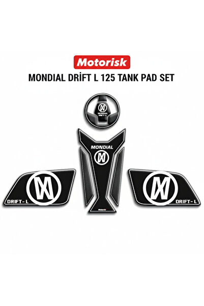 MotoRisk MONDIAL DRİFT L 125 KARBON TANK PAD SET