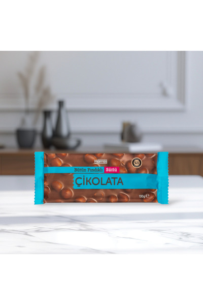 Harras Bütün Fındıklı Çikolata 130 g