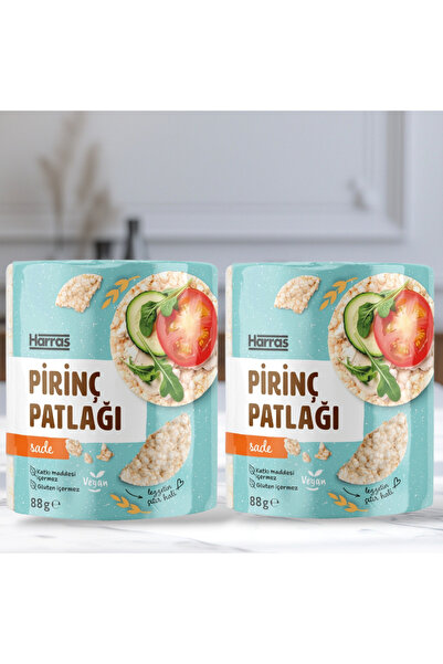 Harras Plain Rice Puffs 88 g X 2 Pieces