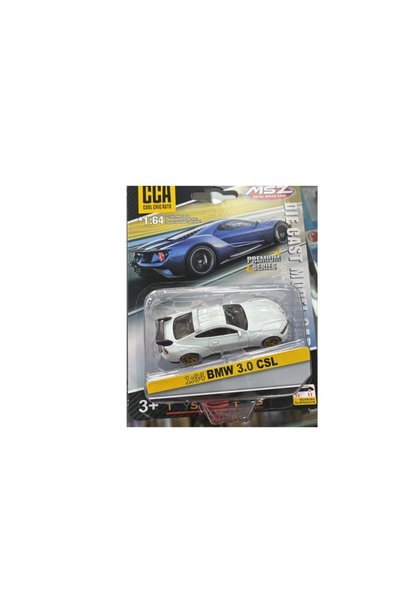 CCA Premium Series Bmw 3.0 Csl White 1/64 Model Car