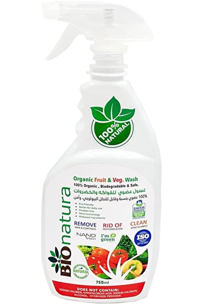 Bionatura Bioneat Organic Fruits and Vegetables Wash - 100% Natural, Organic,...