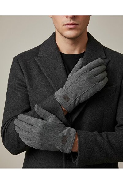 Şirin Giyim Aksesuar Erkek Eldiven Kışlık Şık Premium Kalite Telefon Dokunmat...