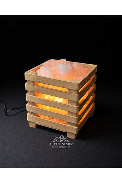 Tuzlu Olsun AHŞAP SEPET TUZ LAMBA KAYA TUZUNDAN ÜRETİLMİŞTİR ŞİMDİ SİPARİŞ VER
