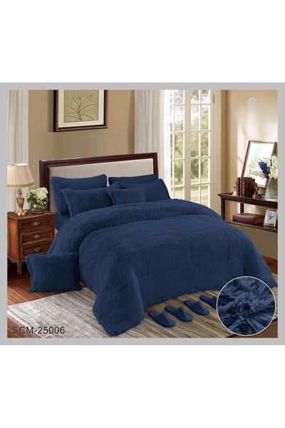 NAJMA Luxurious double winter bedspread with an ultra-soft texture, adding wa...