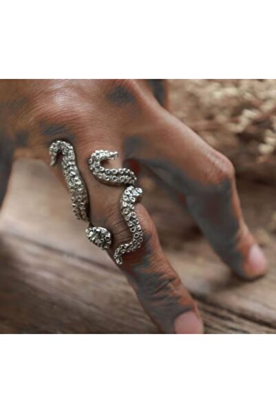 Dgt Luxury خاتم الأخطبوط، للجنسين، خاتم قابل للتعديل