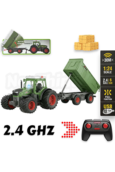 YILDIRIM OYUNCAK Uzaktan Kumandalı Işıklı Hareketli Römorklu Çok Fonksiyonlu ...