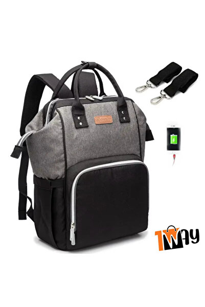 1way حقيبة ظهر بمنفذ شحن usb