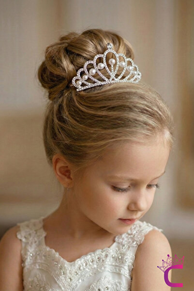 Cinderella Дівчача принцеса з гребінцем, перлинна шпилька для волосся з цирко...