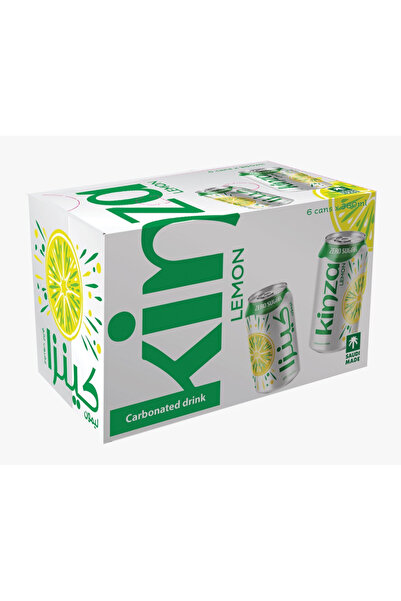 Kinza ليمون بدون سكر، 360 مل × 6