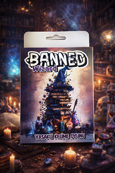 OEM Yasaklı Kelime Oyunu Banned Wizard Fantastik ve Eğlenceli Kelimeler 45 Kart