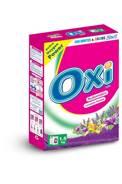 OXİ Automatic Laundry Powder Lavender Breeze, 1.5 kg