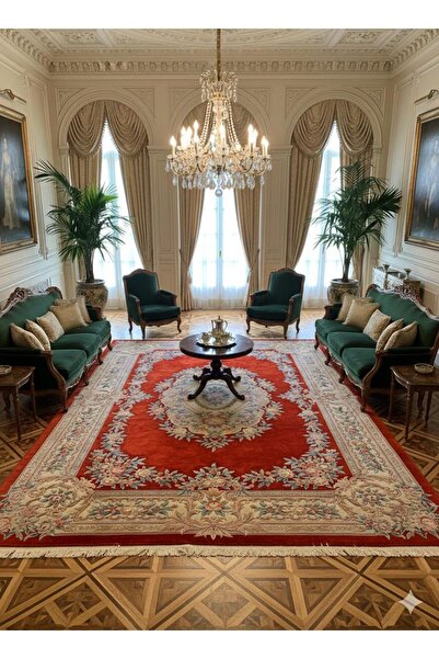 RD RAMAZAN DAĞ EL HALI SANATI El Dokuma Kabartmalı Çin Halısı Birinci Sınıf K...