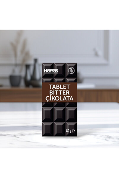 Harras Bitter Tablet Çikolata 80 g