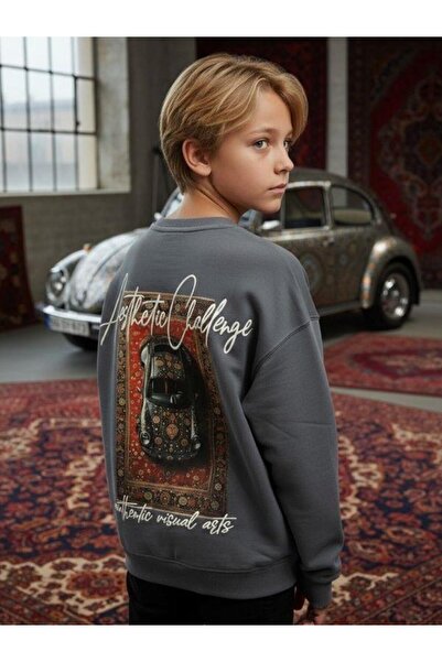 Zekids Rucsac pentru băieți cu mașină cu imprimeu Design Swea tricou