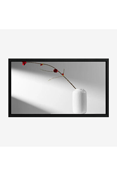 Tajridhome A serene nature painting - a flowering branch - neutral colors - t...