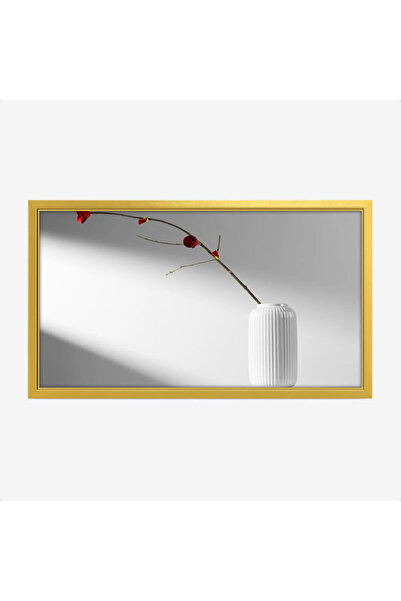 Tajridhome A serene nature painting - a flowering branch - neutral colors - t...