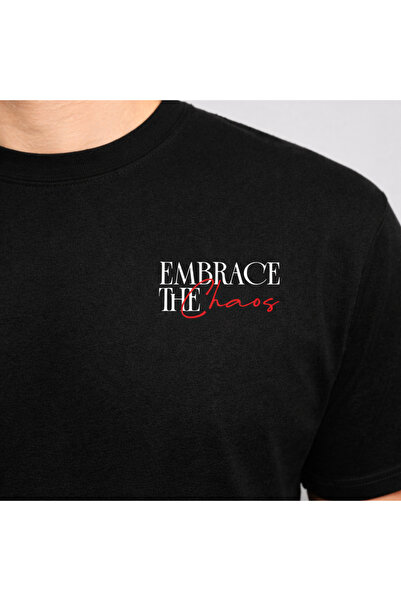 ArtYus Embrace the Chaos Printed Oversized T-Shirt