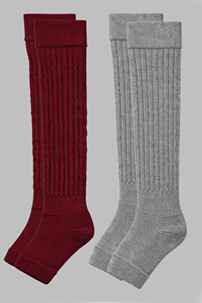 EFFE 2 perechi de ciorapi elastici peste genunchi, fără degete, cu basic% de ...