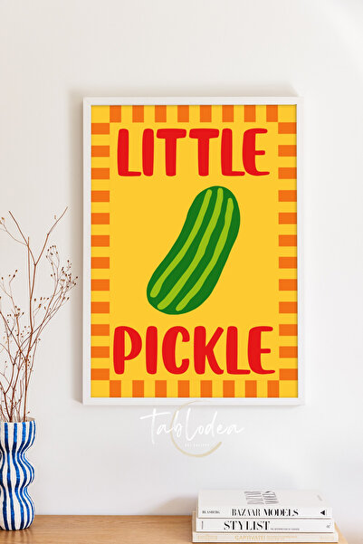 tablodea Poster înrămat cu decor minimalist de perete Little Pickle, pictură ...