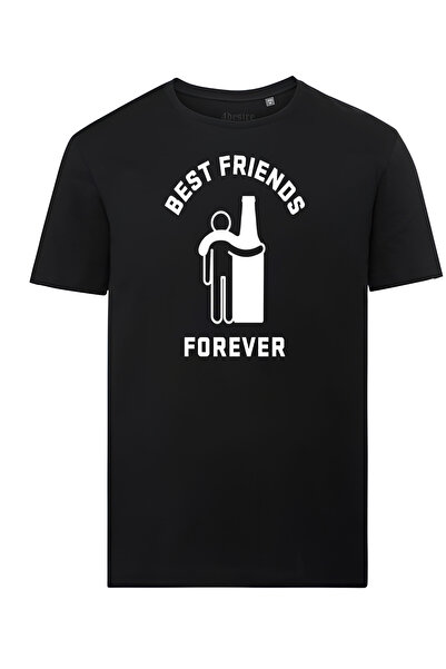 4desire.ro Tricou barbati BEST FRIENDS Ink, Classic Regular Fit, Bumbac 100%,...