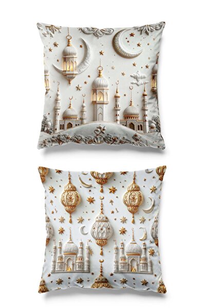 Pilloveland غطاء وسادة من جلد الغزال مكون من قطعتين على الوجهين - رمزي لؤلؤي ...