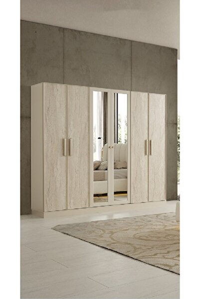 AYDINEV ADALAR MDF 6 KAPILI DOLAP