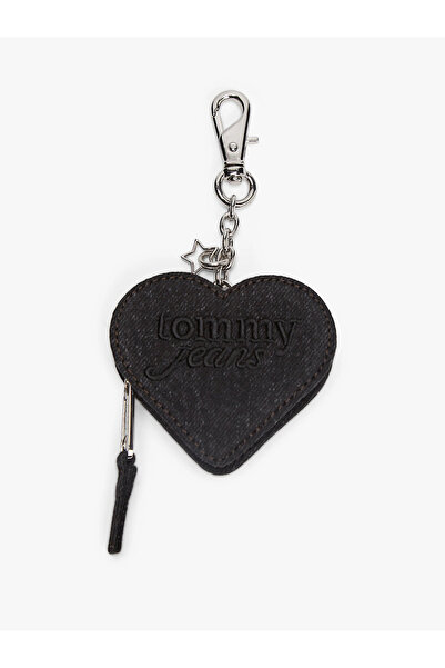 Tommy Hilfiger Tjw Cool Denim Heart Shaped Coin Women's Denim Wallet Aw0Aw181...