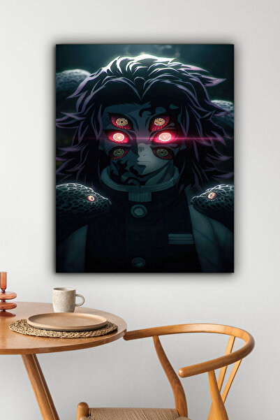 postercraft Poster de artă Demon Slayer Kokushibo, din lemn (fără ramă)