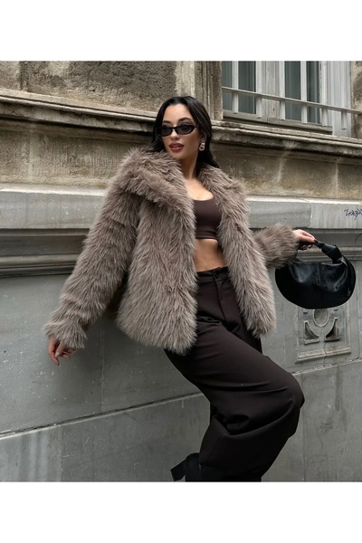 BERİ BUTİK Kadın suni vizon kürk