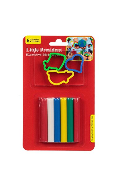 OEM Plasticine Set 6 Different Colors & Shapes - 9 pieces