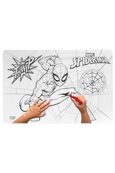 OEM Suport Farfurie cu Model Spiderman de Colorat 43x29cm
