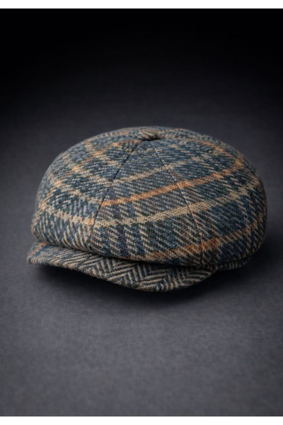 ALASEREN Unisex 8 Piece British Cap |   Winter Wool Patterned Retro Hat