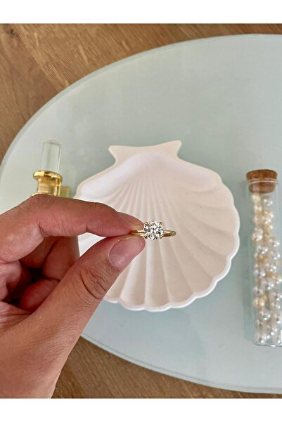 Sernura Aksesuar 14 K Renginde Tektaş Yüzük