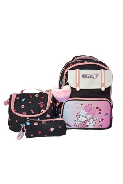 great bags حقيبة مدرسية كورية الطراز للفتيات في المرحلة الابتدائية مع ملحقات ...