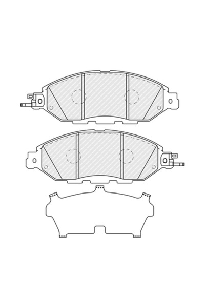 FERODO Brake Pad Set Disc Brake Infiniti Jx Suv/QX60 Nissan Murano 3/Pathfind...