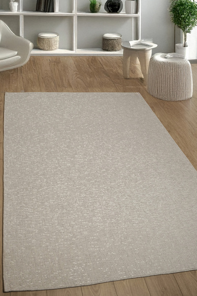 Estiva Home Izel Gray Runner Rug Sisal Modern Non-Slip Cotton Base Dustproof ...